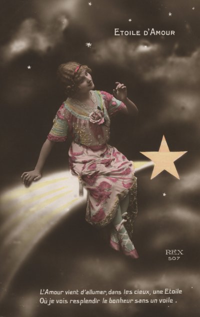Chica montando una estrella fugaz de French Photographer